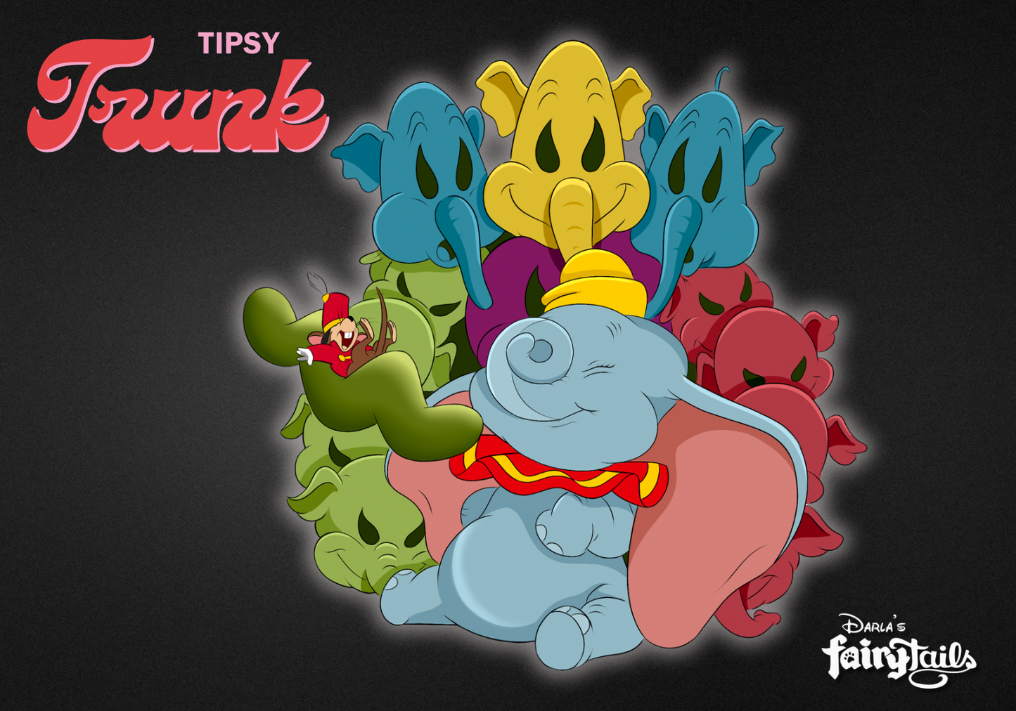 PRESALE - "Tipsy Trunk" Dumbo Fantasy Pin