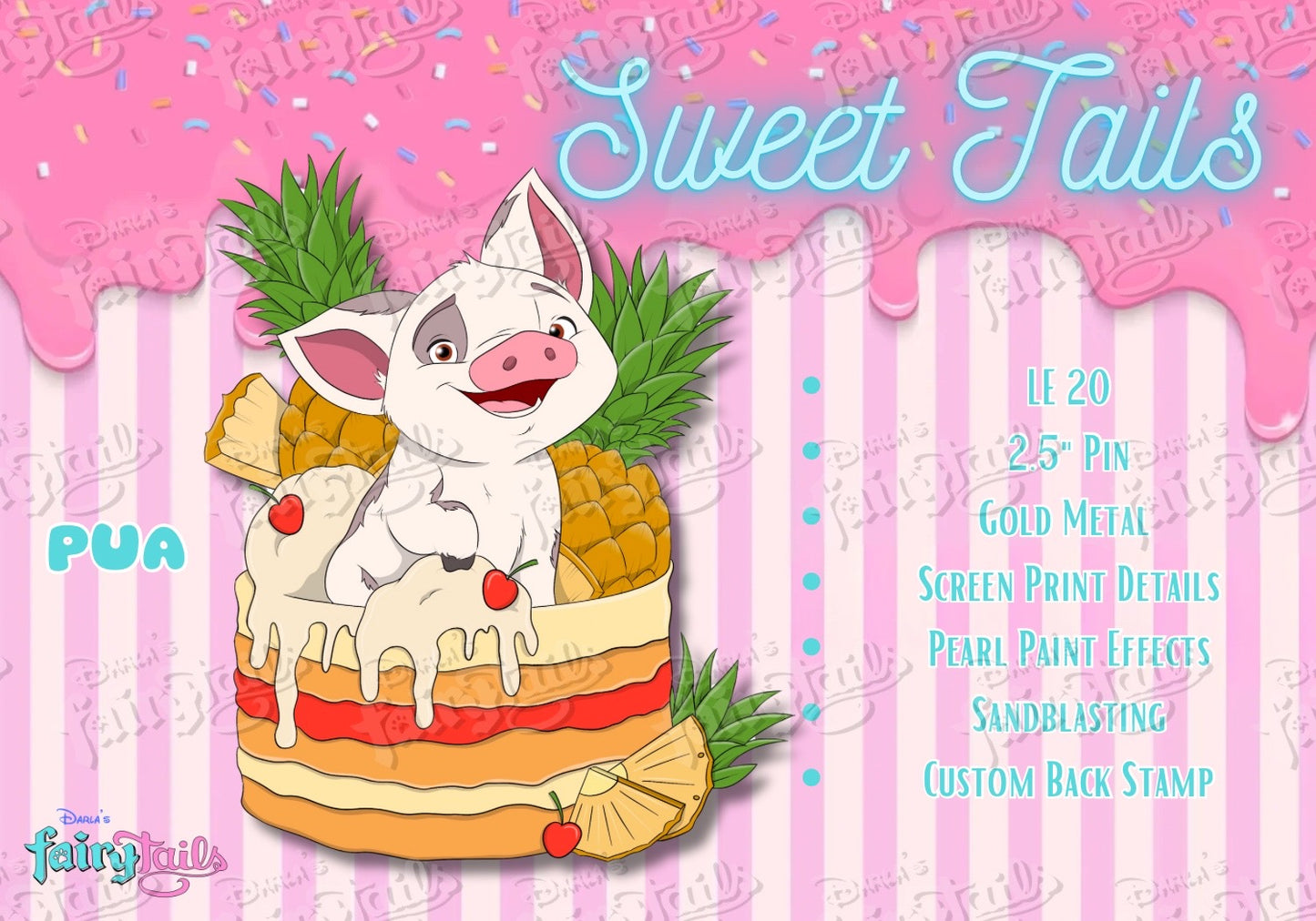 PRESALE - Sweet Tails Series 2 LE20 Magical Fantasy Pin