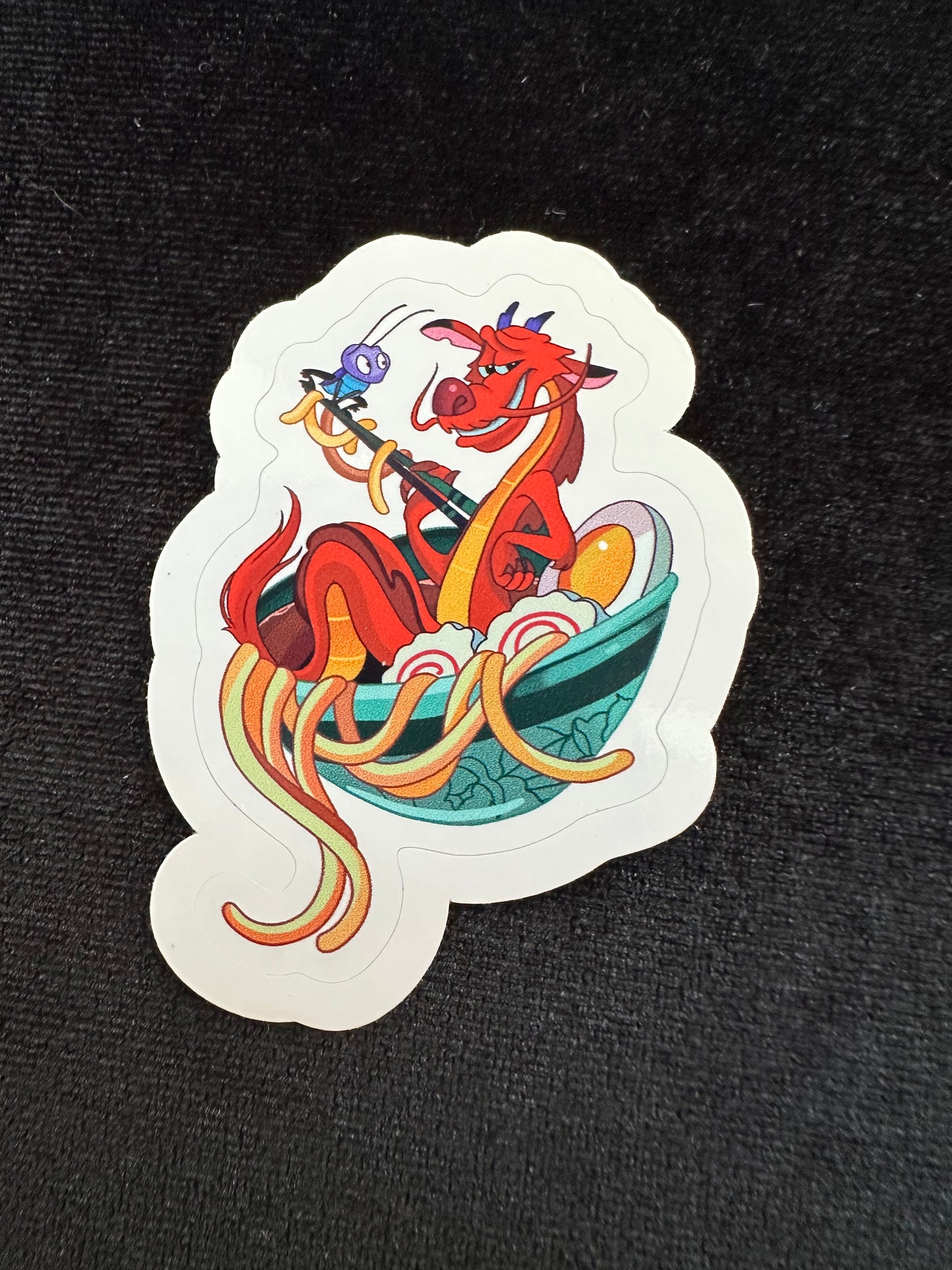 Mushu & Crickee Sticker