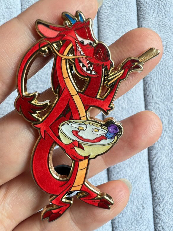 Tails & Treats Mulans Mushu & Crickee Fantasy Pin