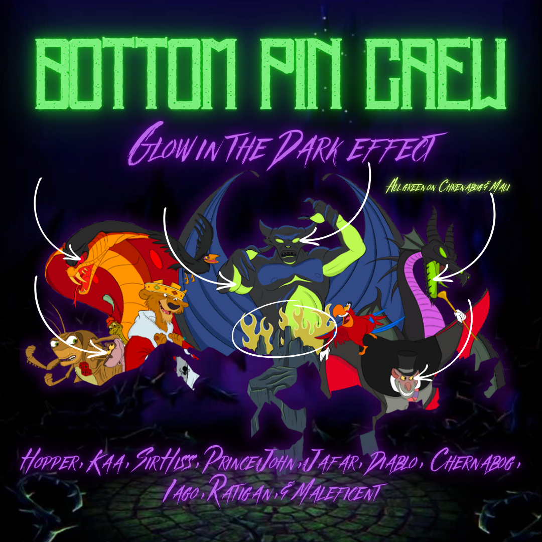 PRESALE - Villain Crew LE60 Jumbo Villain Fantasy Pin