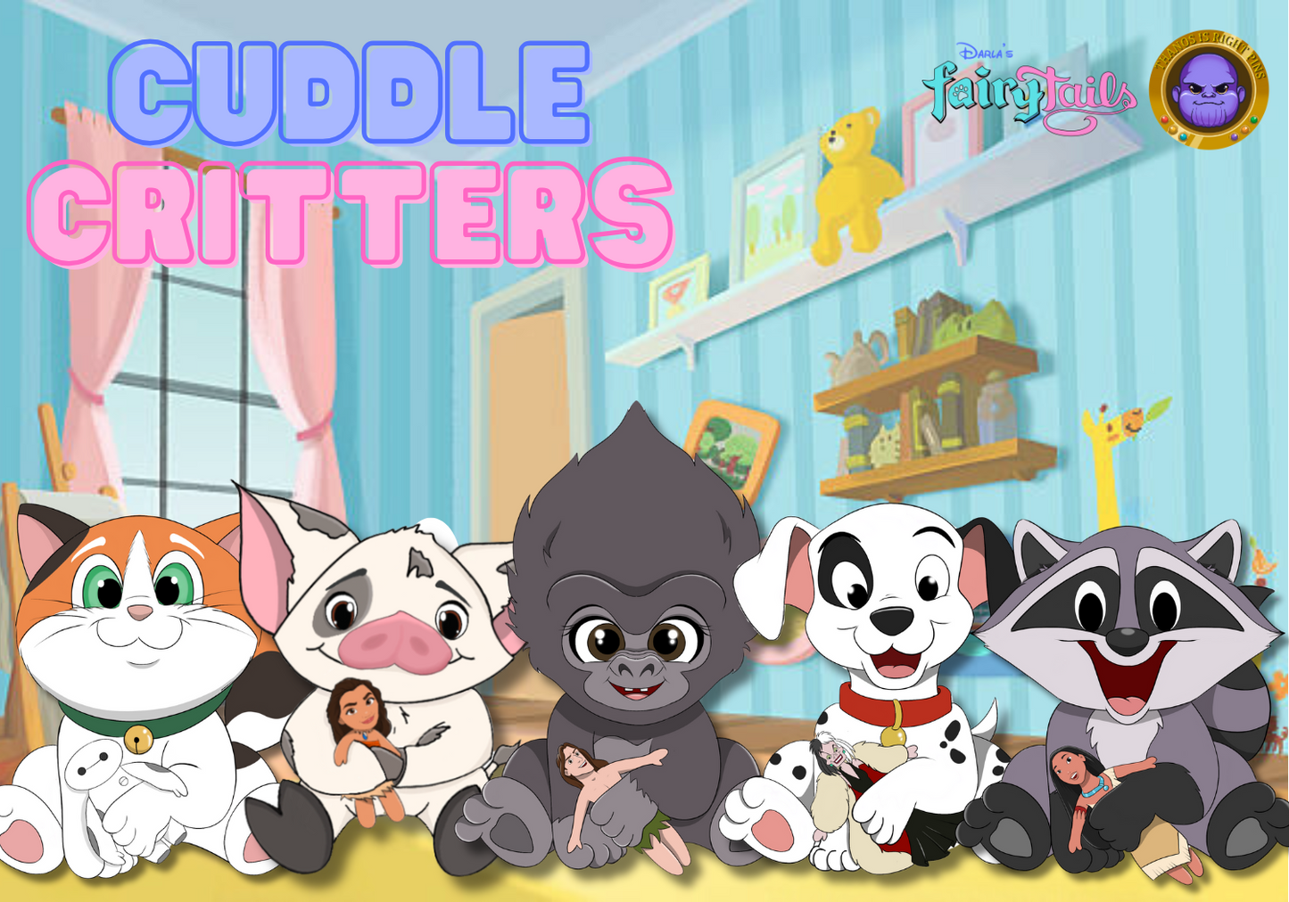 PRESALE - Series 2 Cuddle Critters Fantasy Pins