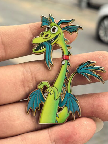 Wild Expressions Blazey Dragon Fantasy Pin
