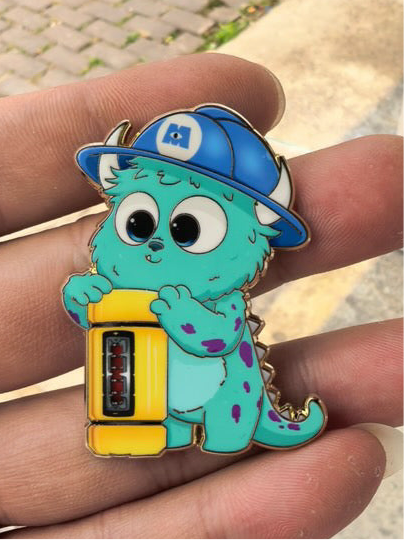Monsters Inc Chibis Fantasy Pin