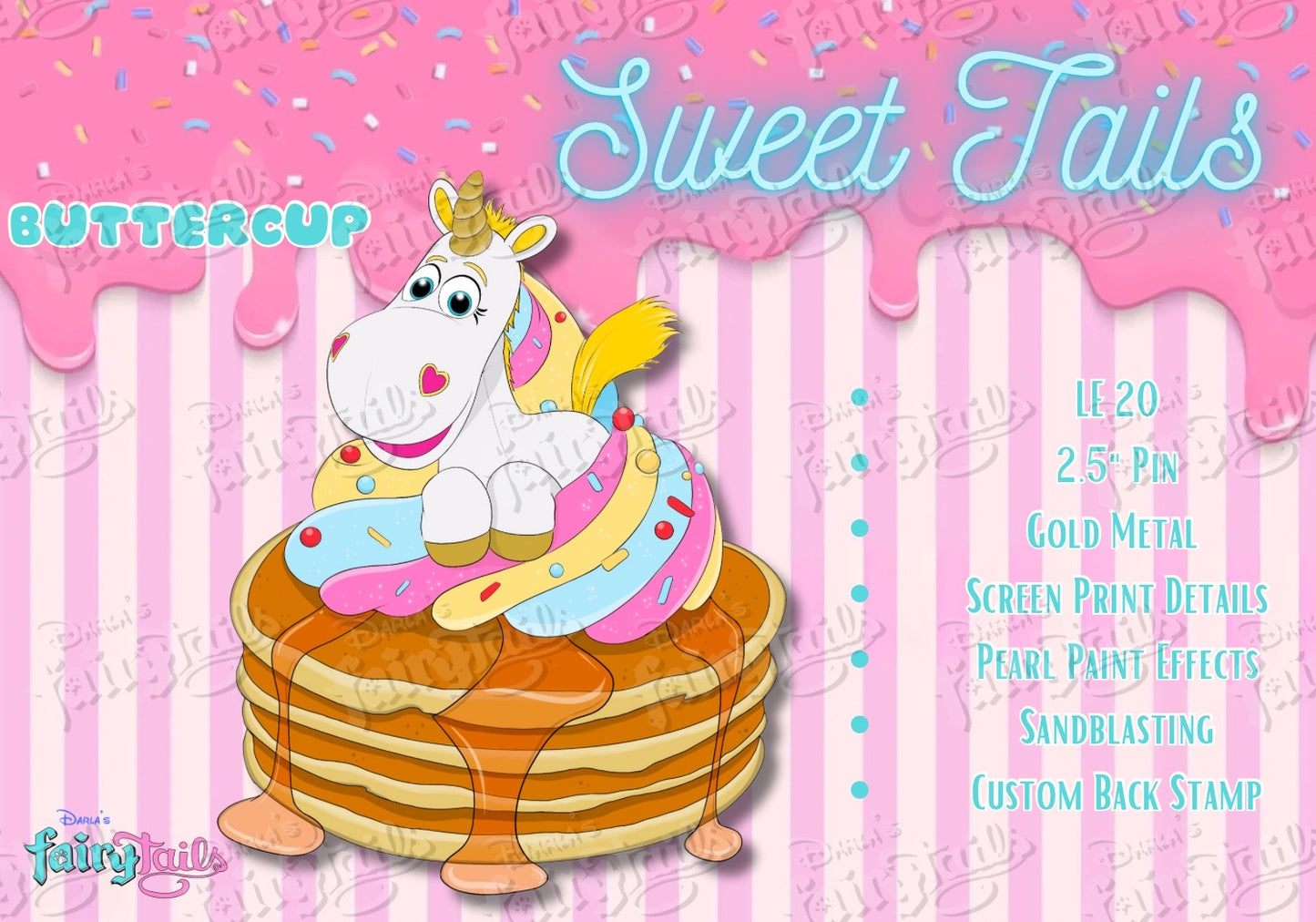PRESALE - Sweet Tails Series 2 LE20 Magical Fantasy Pin