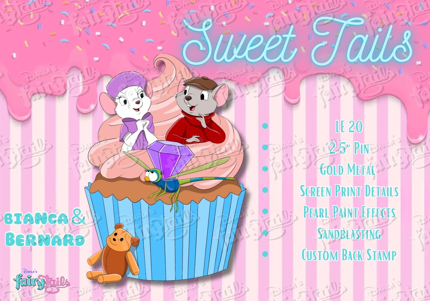 PRESALE - Sweet Tails Series 2 LE20 Magical Fantasy Pin