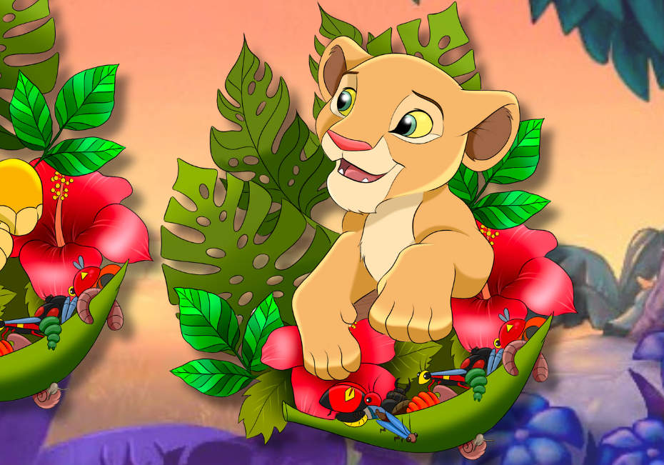 PRESALE - “Blooming Friendship" Simba & Nala Fantasy Pin