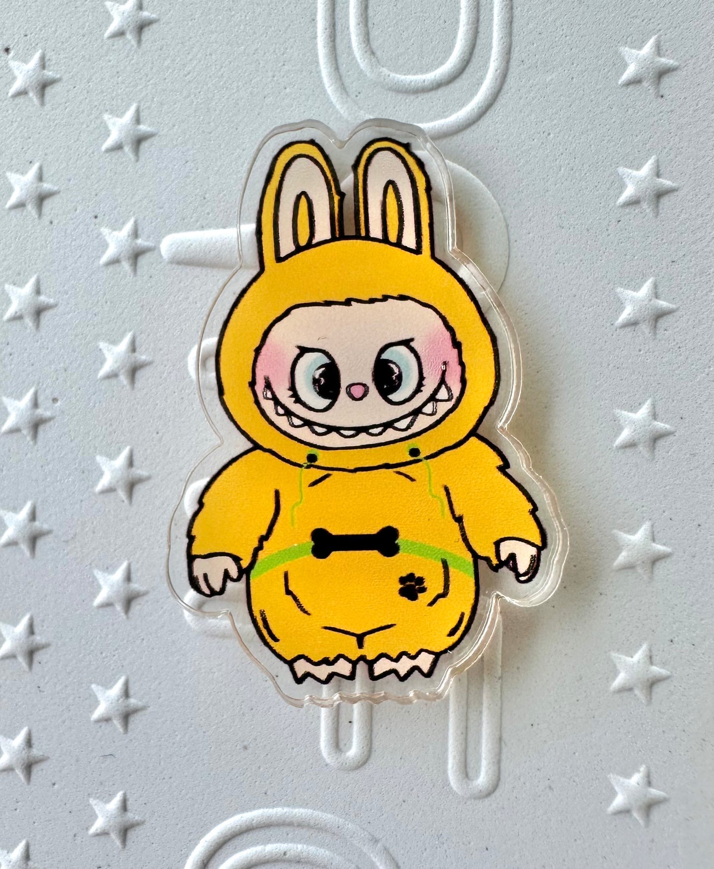 Labubu dressed as Fab 5 Characters Acrylic Pin