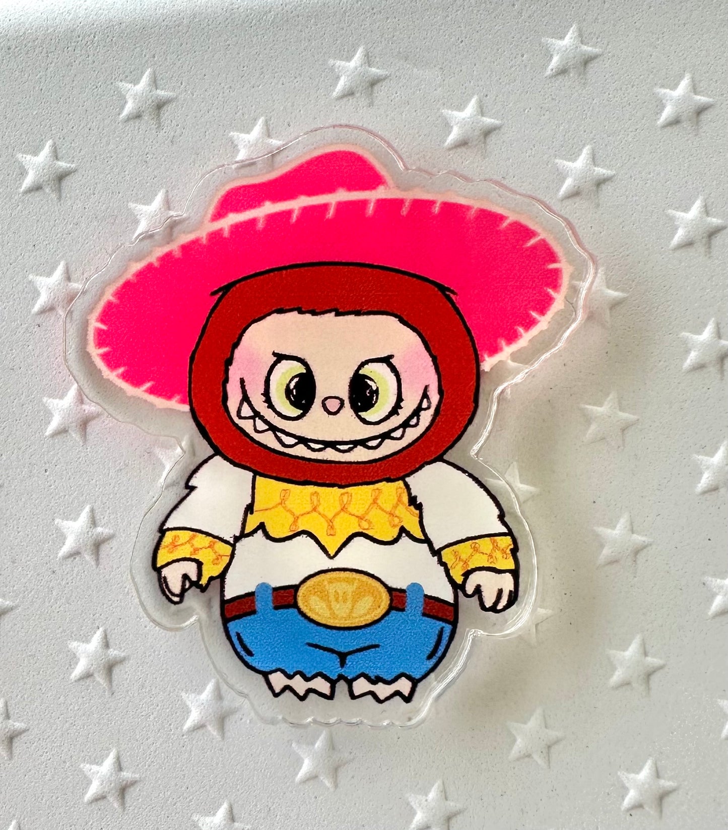 Labubu dressed as Toy Story Characters Acrylic Pin