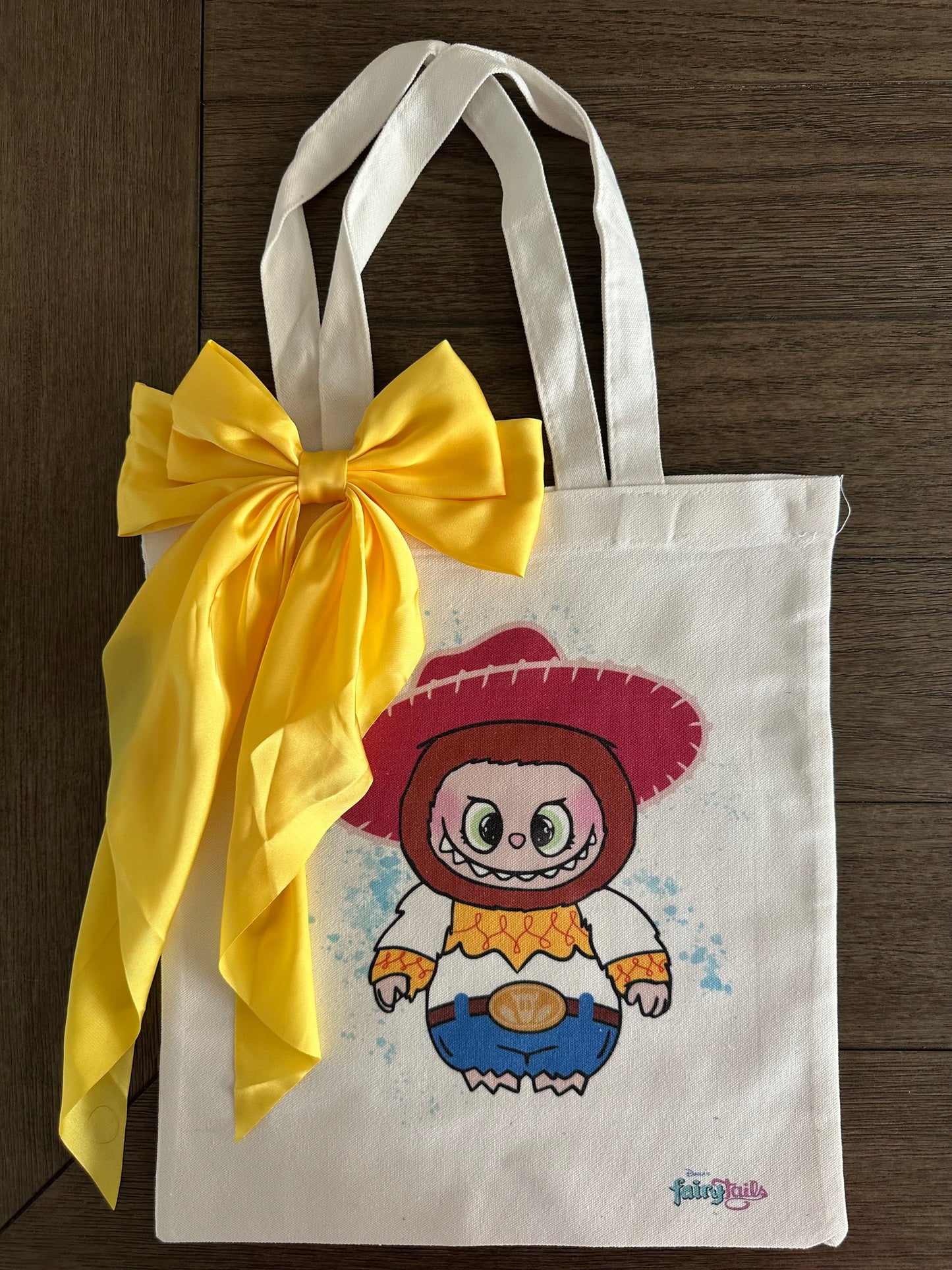 Labubu as Jessie Canvas Tote Bag