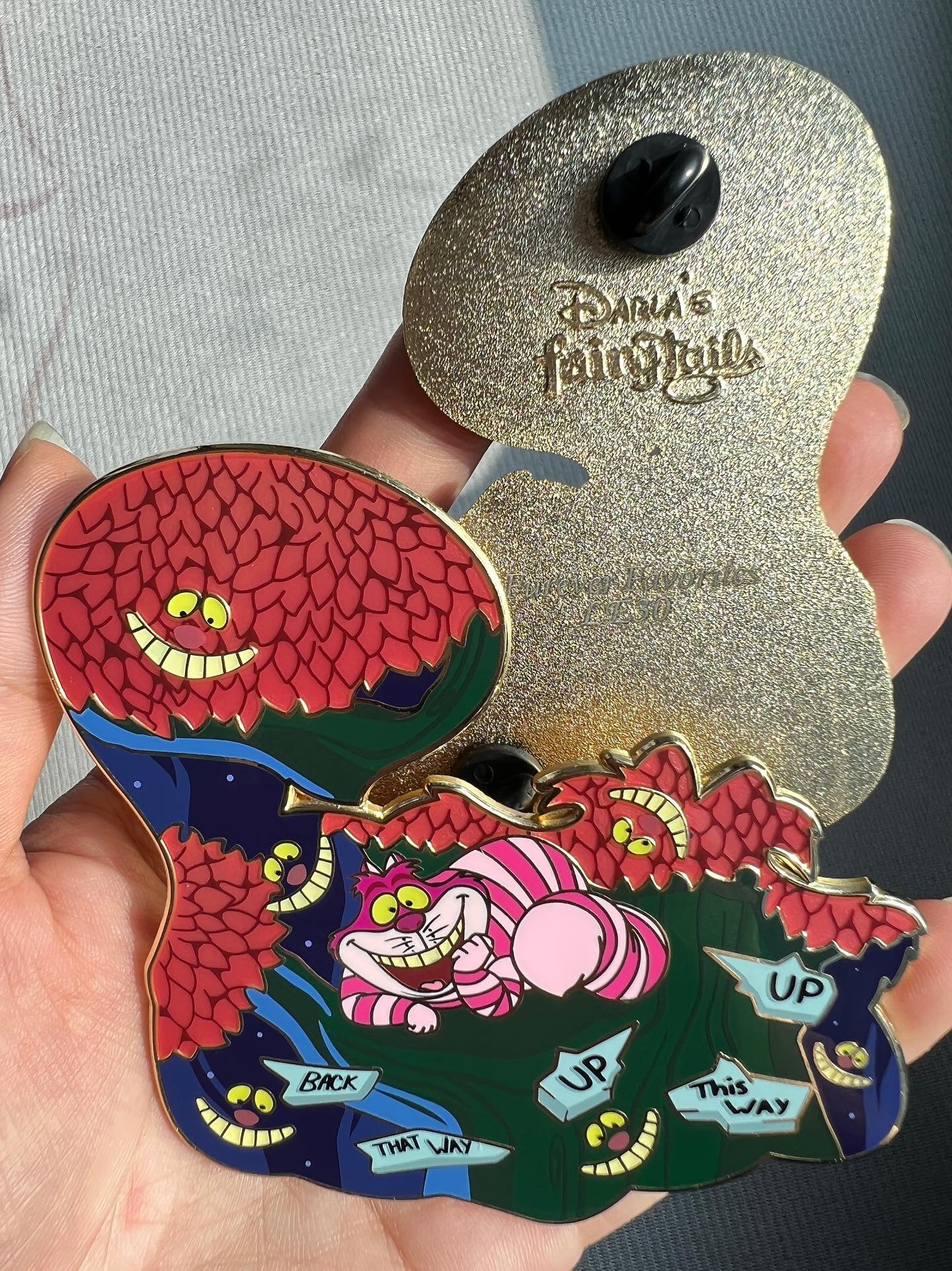 Disney Cheshire Cat "Furever Favorites" Fantasy Pin