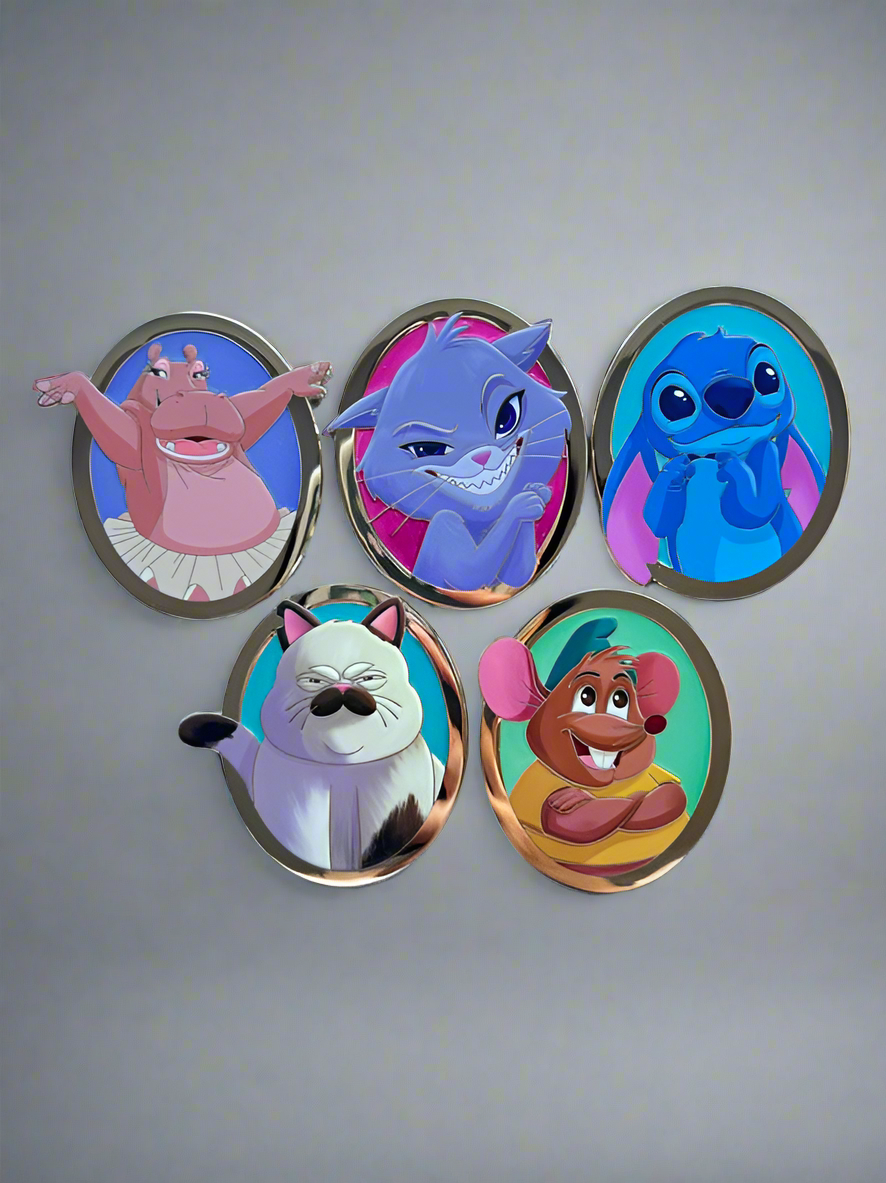 Enchanted Pawtraits Hyacinth Hippo Fantasy Pin