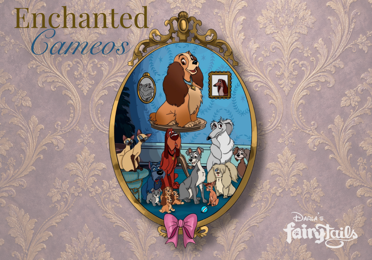 PRESALE - Enchanted Cameos” Lady & The Tramp LE40 Disney Fantasy