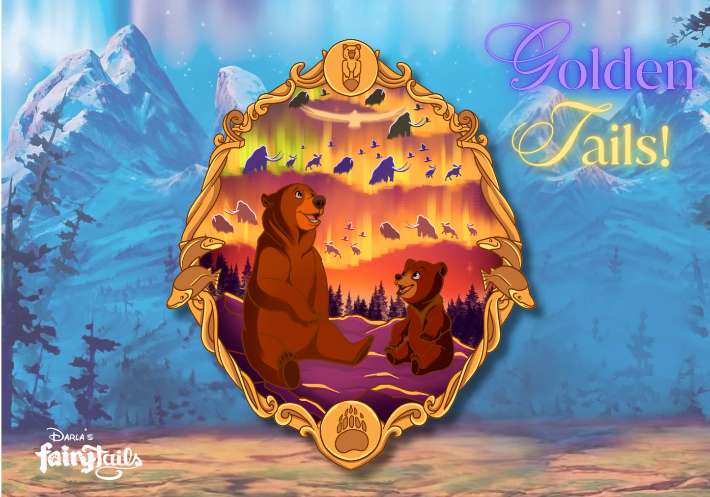 PRESALE - Golden Tails Brother Bear LE30 Disney Fantasy Pin