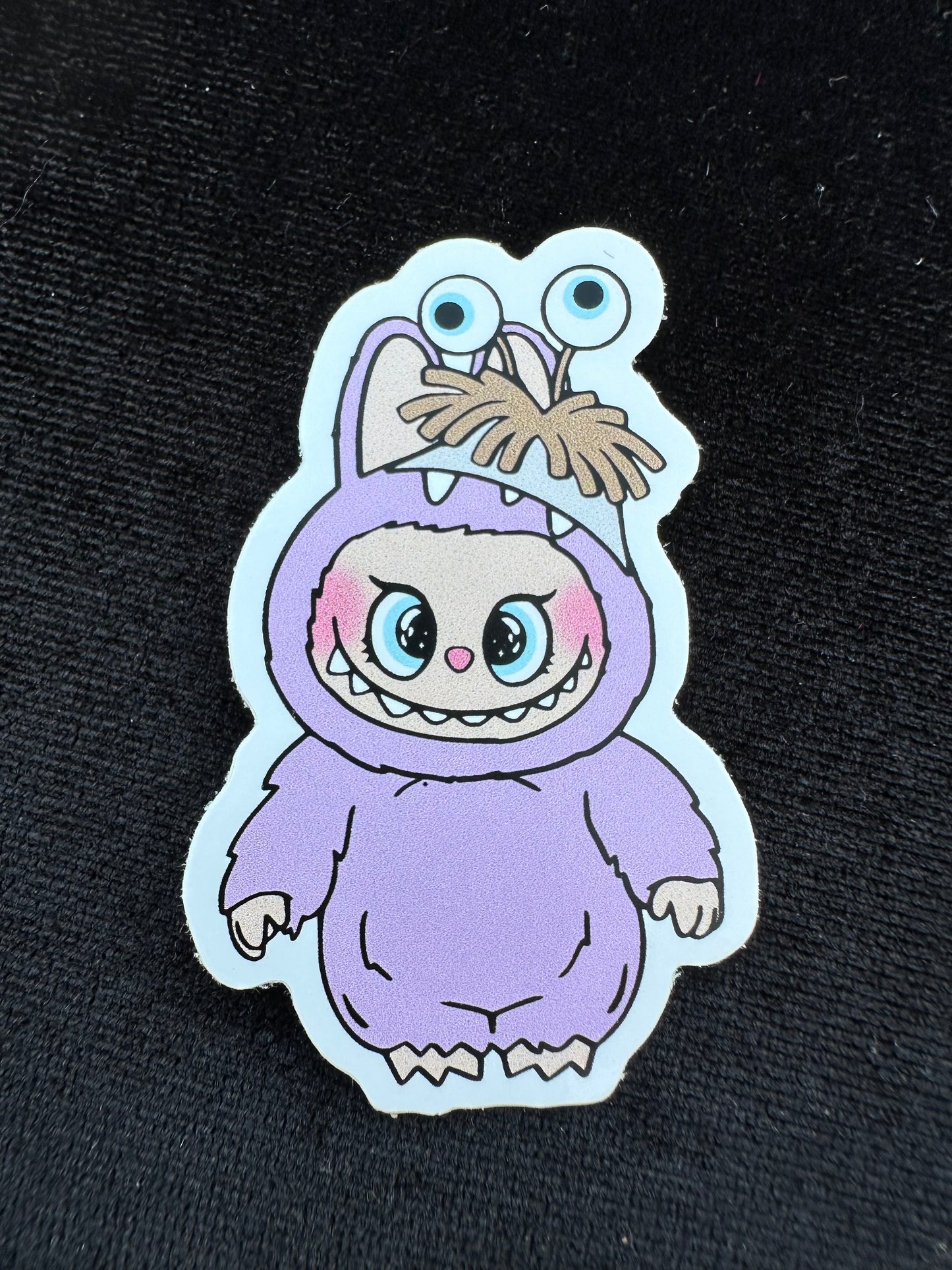 Labubu Monsters Inc Boo Sticker