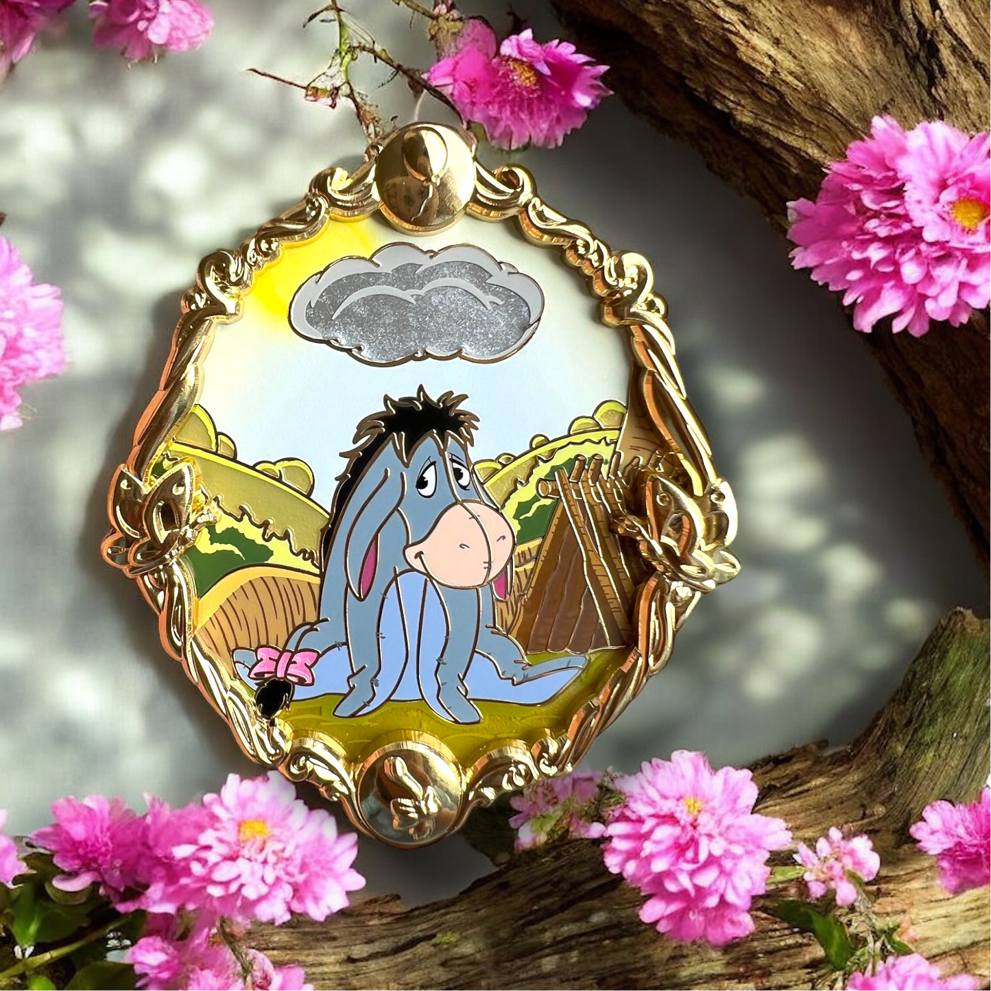 Golden Tails Eeyore LE30 Disney Fantasy Pin