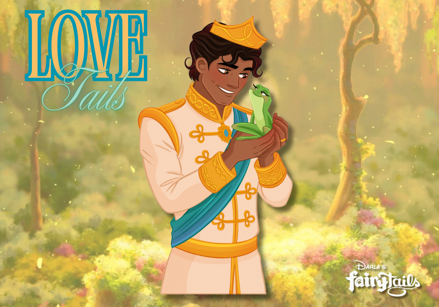 PRESALE - "Love Tails" Prince Naveen & Tiana Fantasy Pin