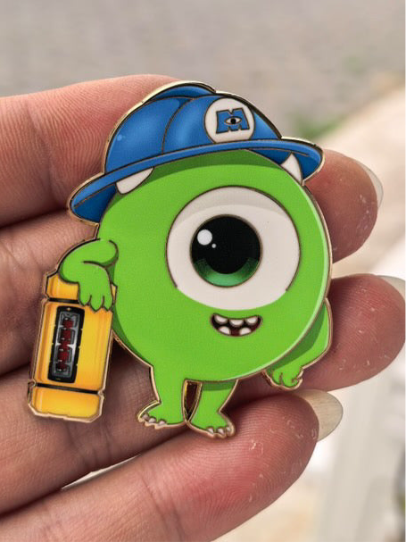 Monsters Inc Chibis Fantasy Pin