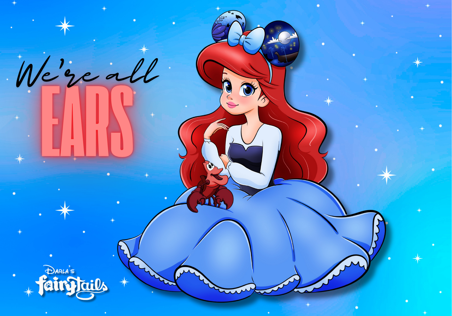 PRESALE - "We're All Ears" Ariel Fantasy Pin