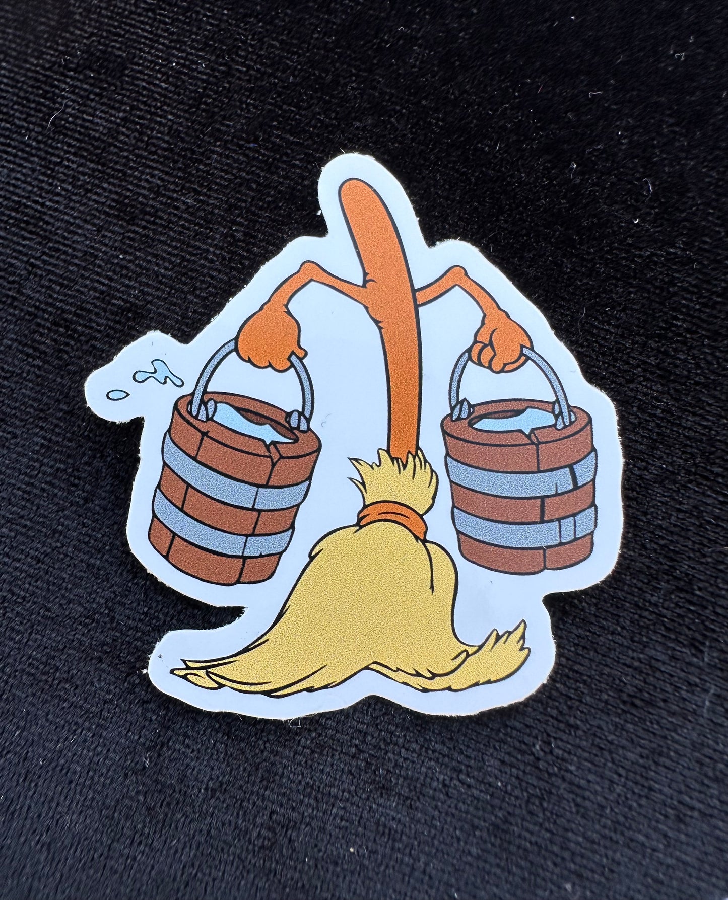 Fantasia broom Sticker