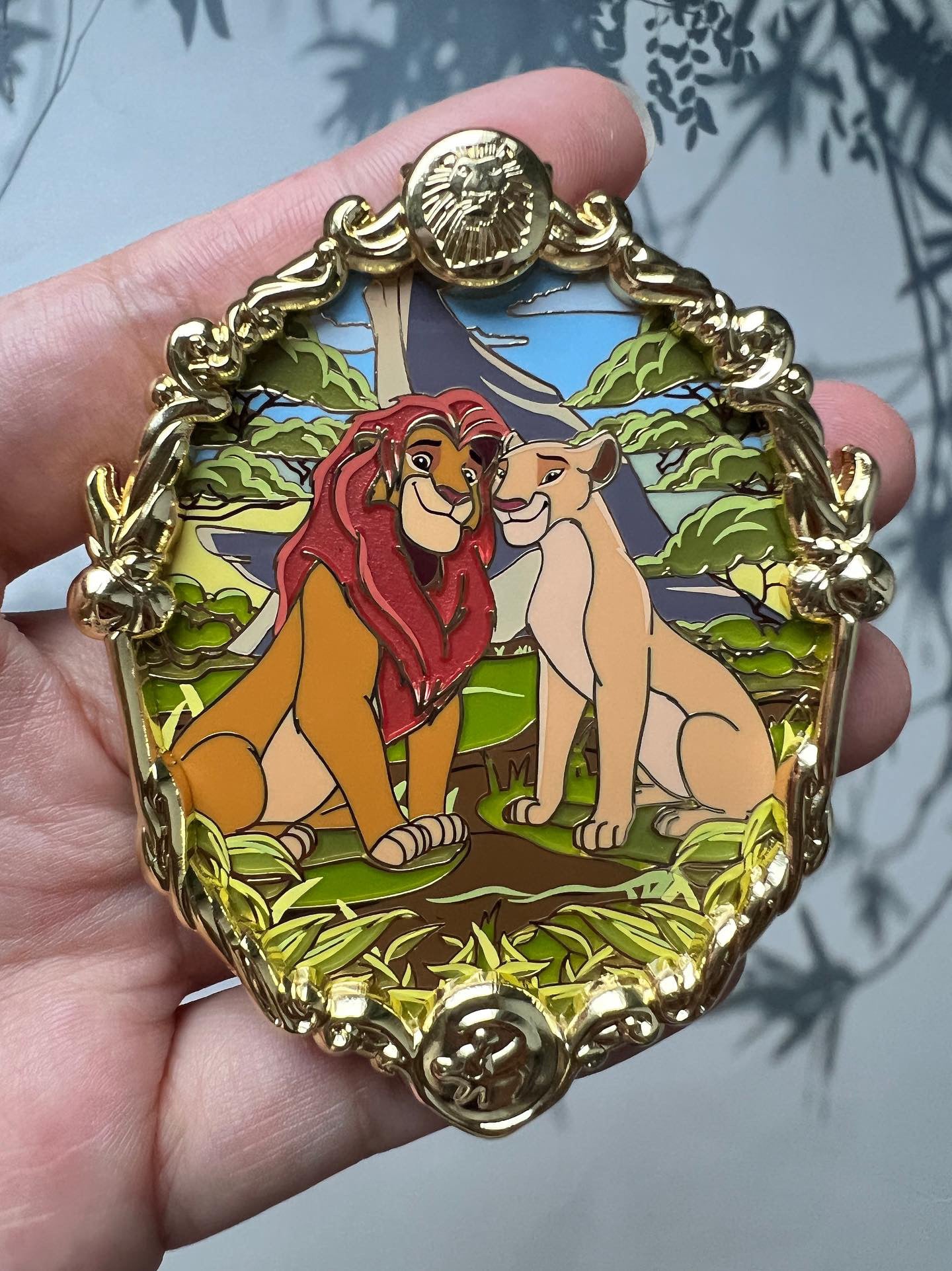 Golden Tails Lion King - Simba & Nala LE30 Disney Fantasy Pin