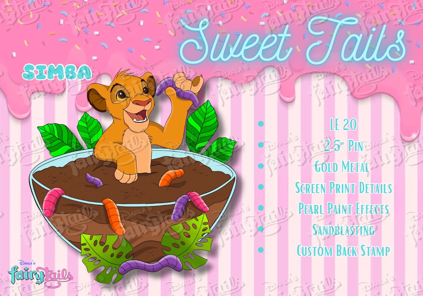 PRESALE - Sweet Tails Series 2 LE20 Magical Fantasy Pin