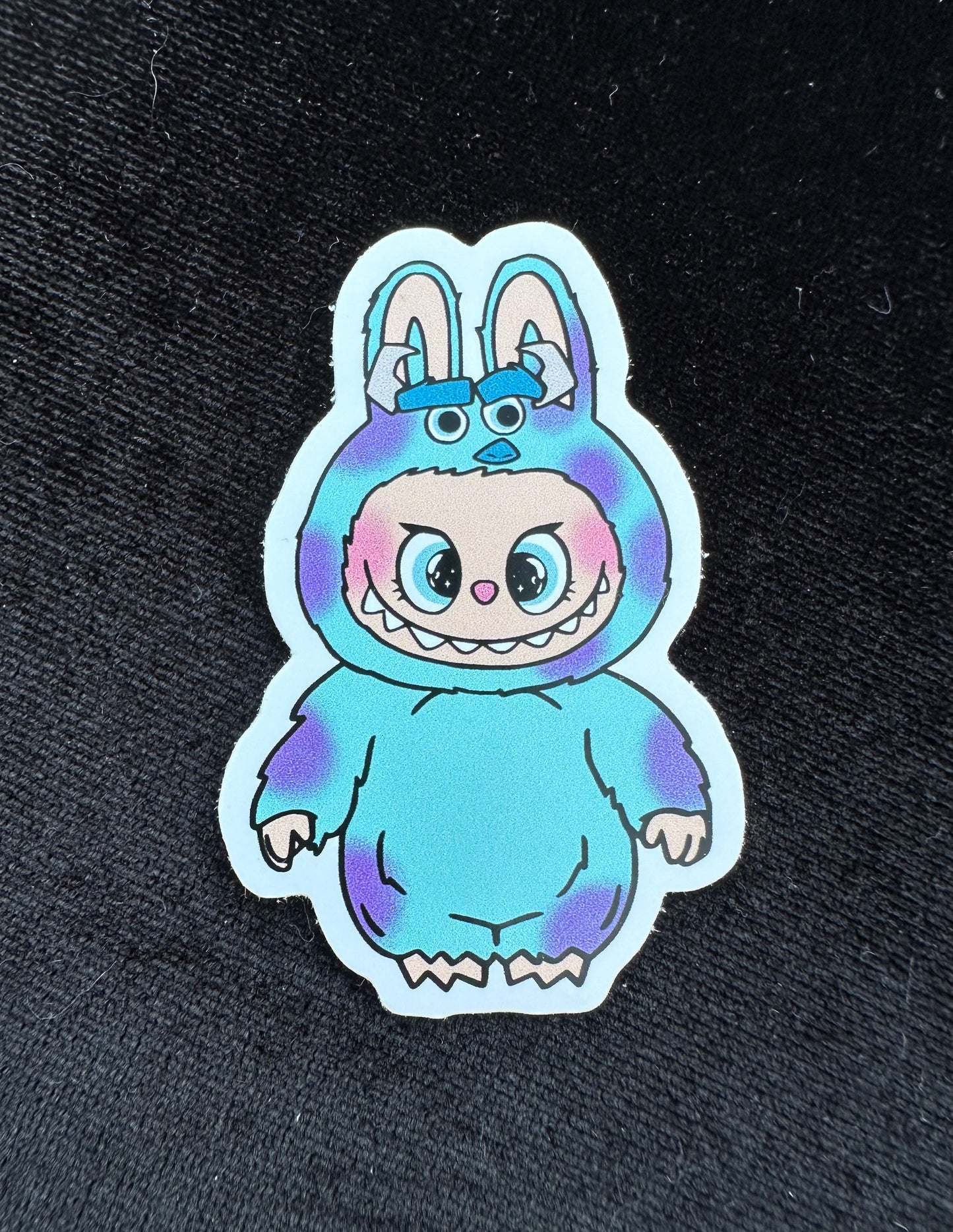 Labubu Monsters Inc Sulley Sticker