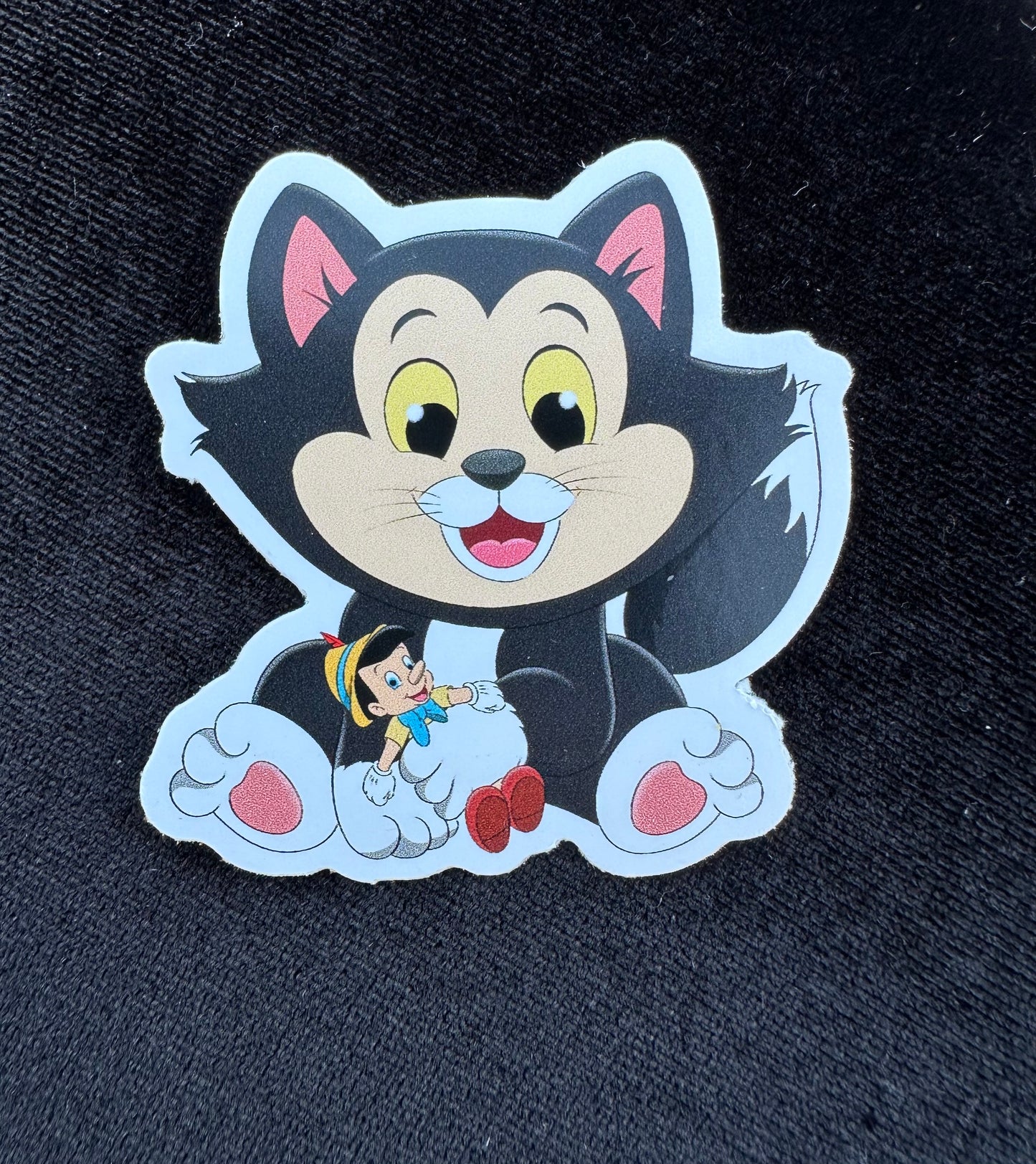 Cuddle Critters Pinocchio Figaro Sticker