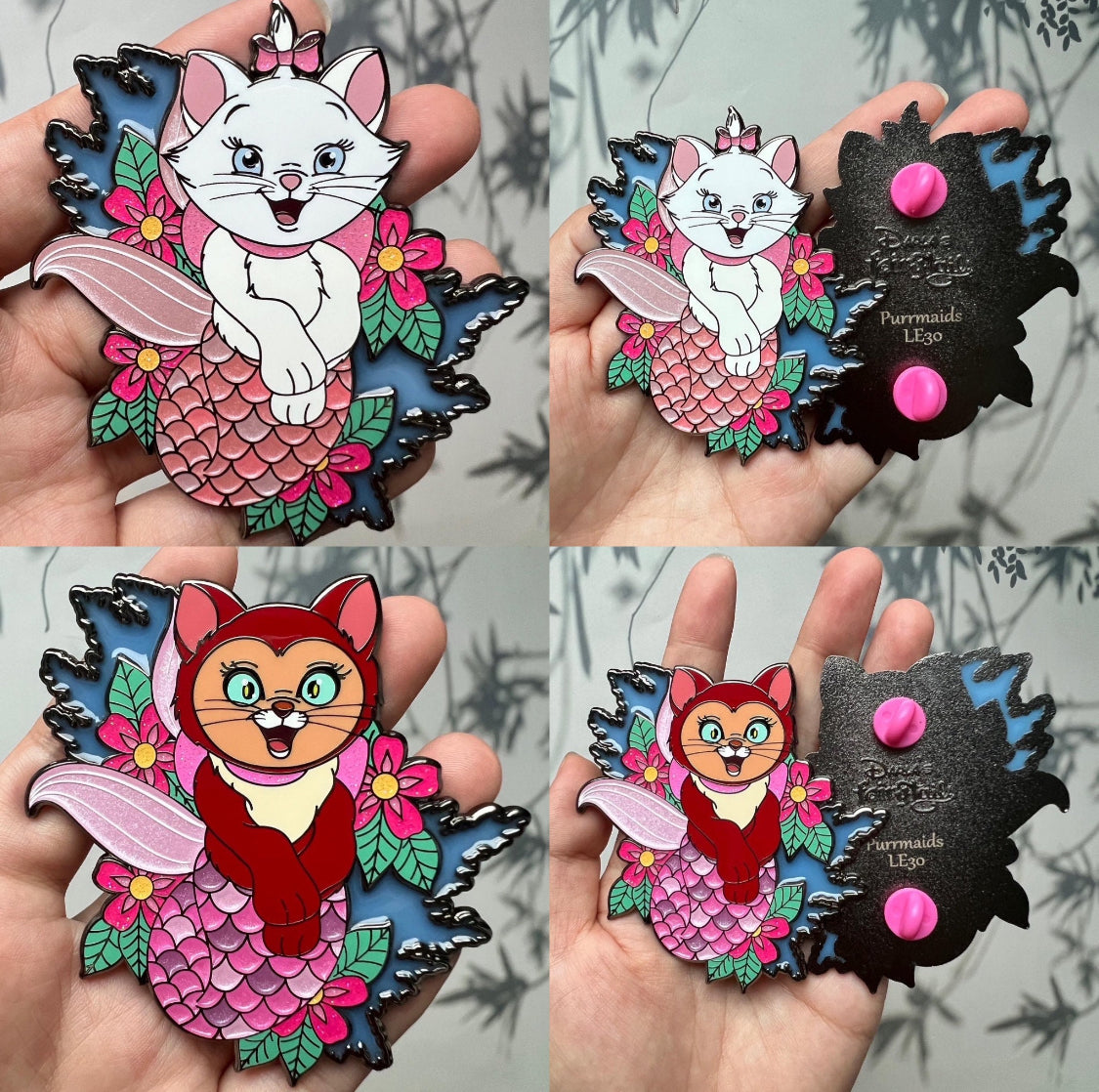 Disney “Purrmaids” Fantasy Pin LE30 Marie or Dinah