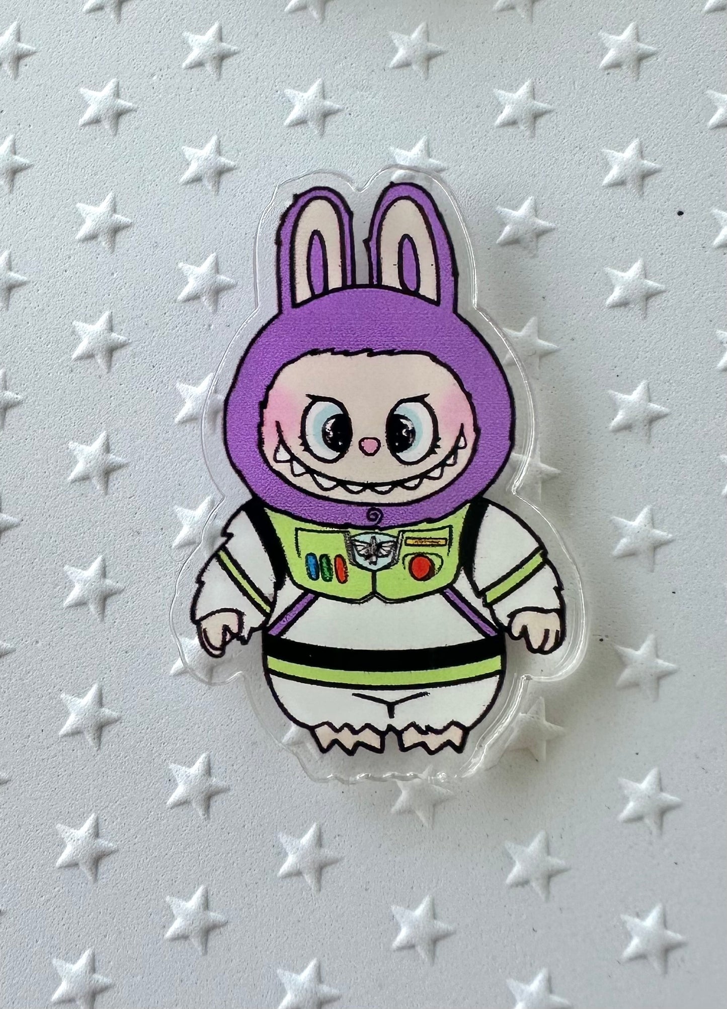 Labubu dressed as Toy Story Characters Acrylic Pin
