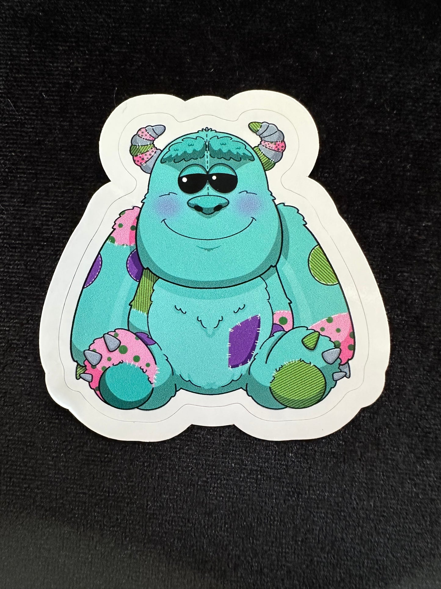 Plushie Patch Pals Monsters Inc Sulley Sticker
