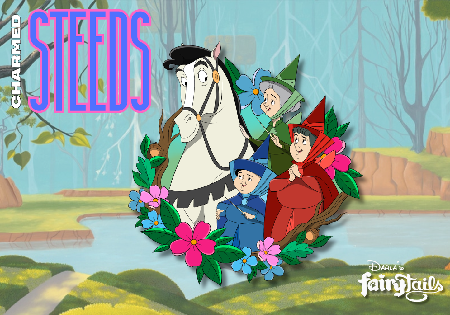 PRESALE “Charmed Steeds” Samson & Fairies fantasy Pin