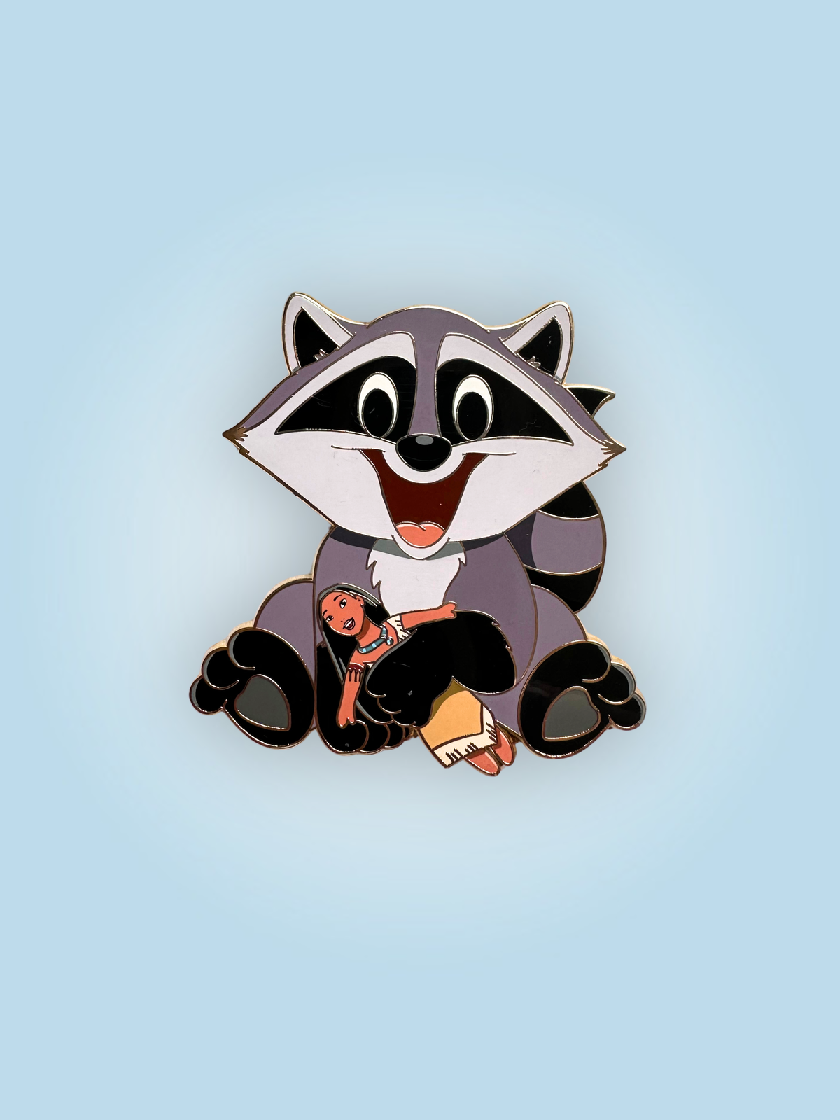 Cuddle Critters - Meeko & Pocahantas Fantasy Pin