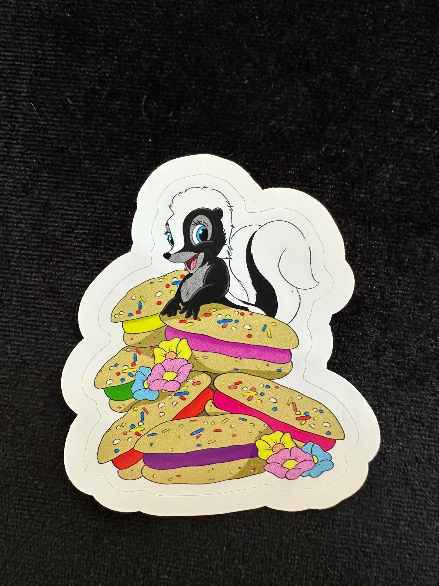 Sweet Tails Flower Sticker