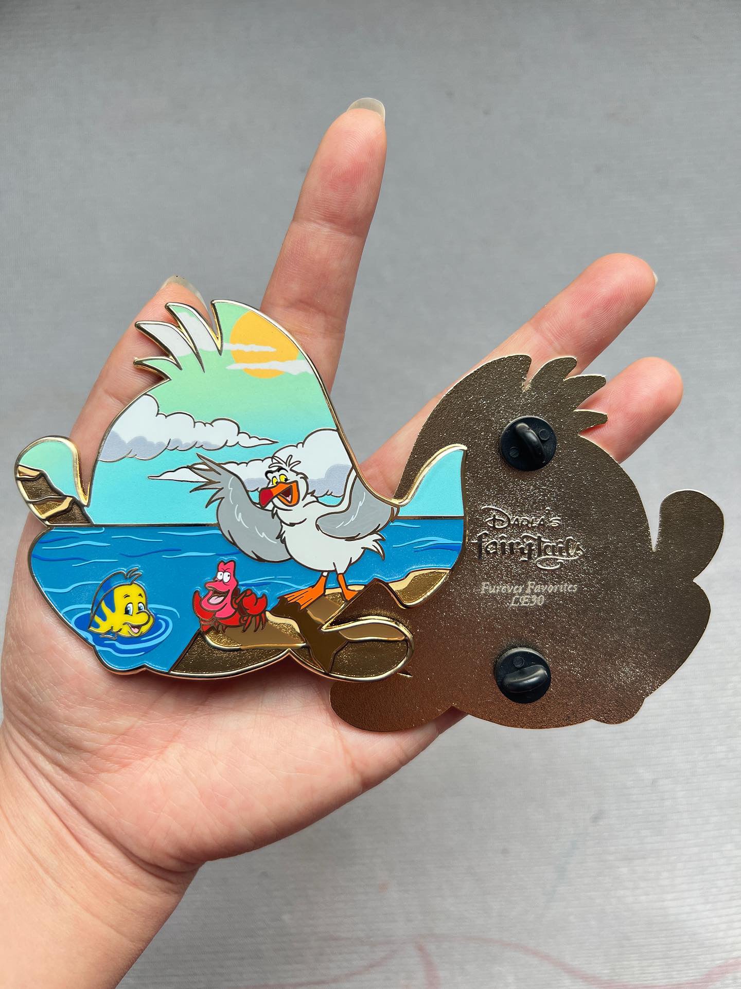 Disney Flounder "Furever Favorites" Fantasy Pin