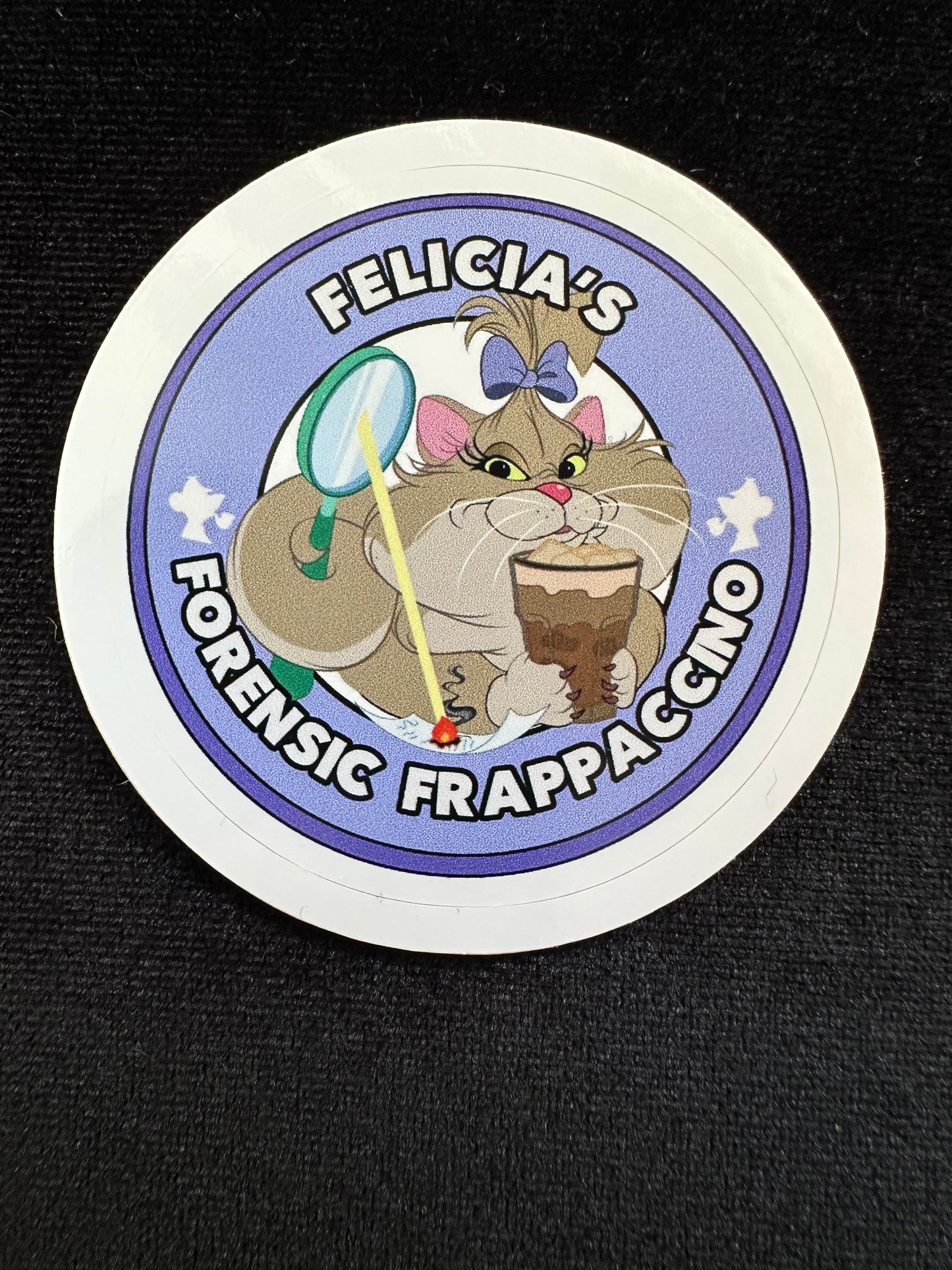 Felicia’s Forensic Frappuccino Sticker