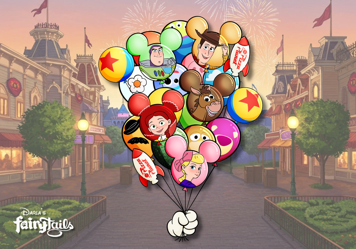 PRESALE - "Floating Fairytales" Toy Story Fantasy Pin