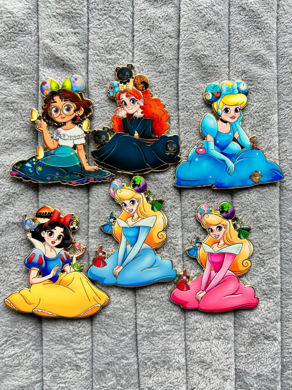 "We're All Ears" Aurora (Blue Dress) Fantasy Pin