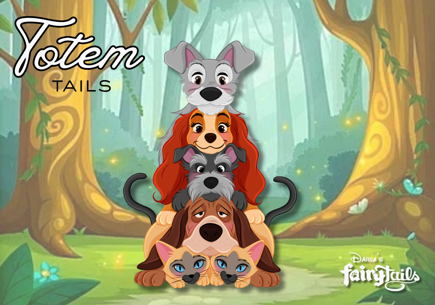 PRESALE - “Totem Tails” Lady & the Tramp Fantasy Pin