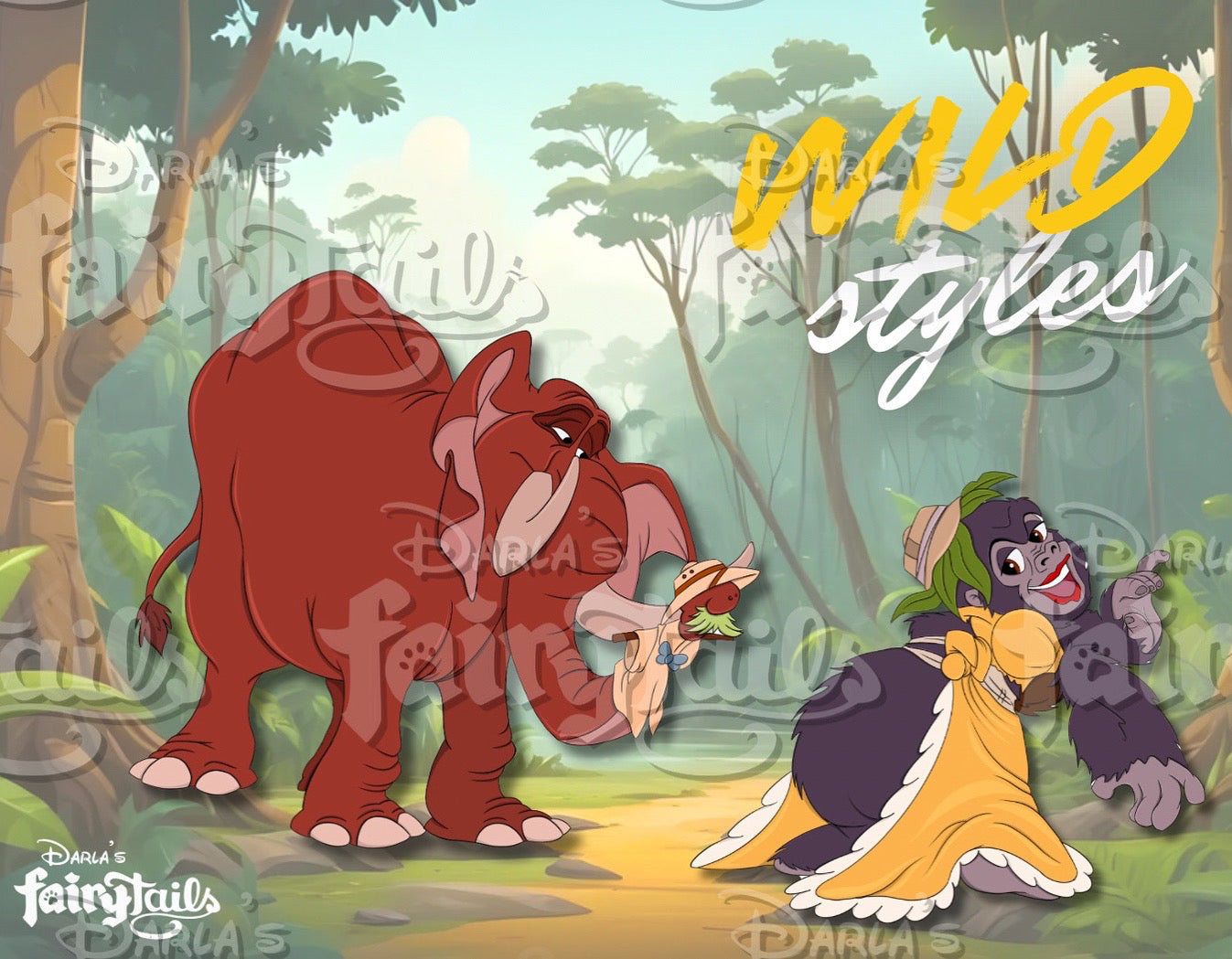 PRESALE - “Wild Styles ” Tantor & Terk Fantasy Pin