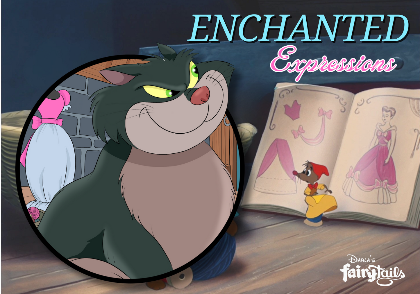 PRESALE - Sneaky Lucifer Profile "Enchanted Expressions" Magical Fantasy Pin