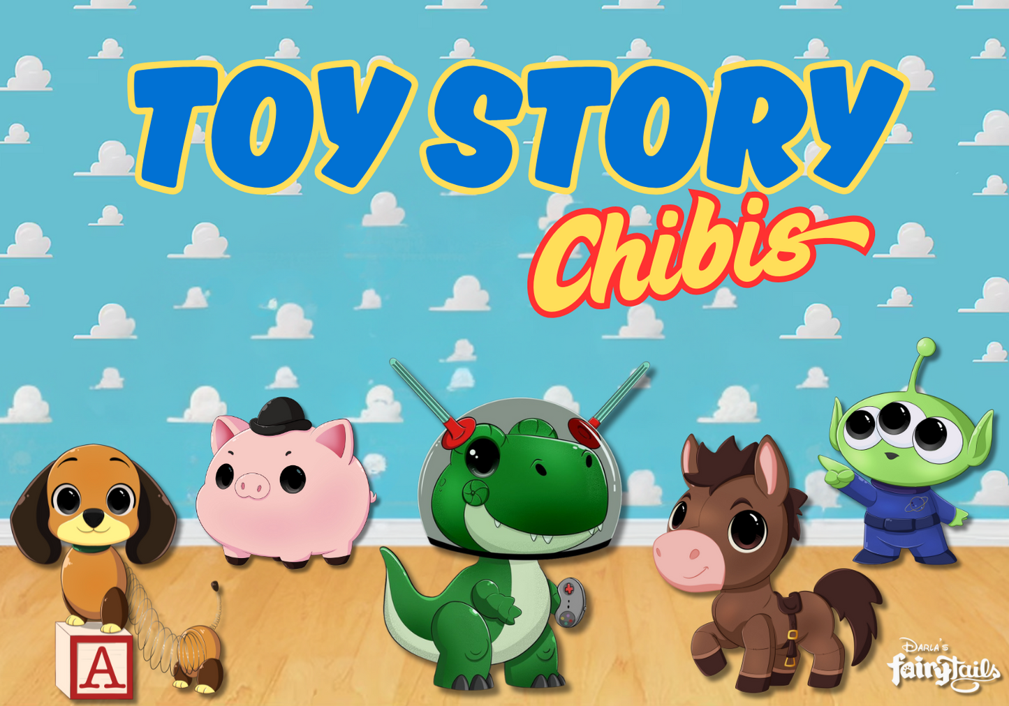 Toystory Chibi Fantasy Pin