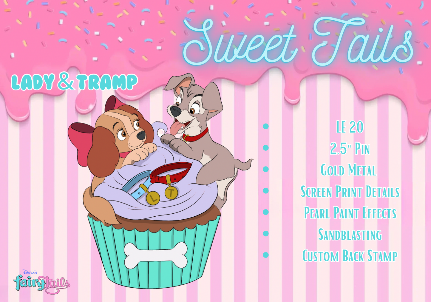 PRESALE - Sweet Tails Series 2 LE20 Magical Fantasy Pin