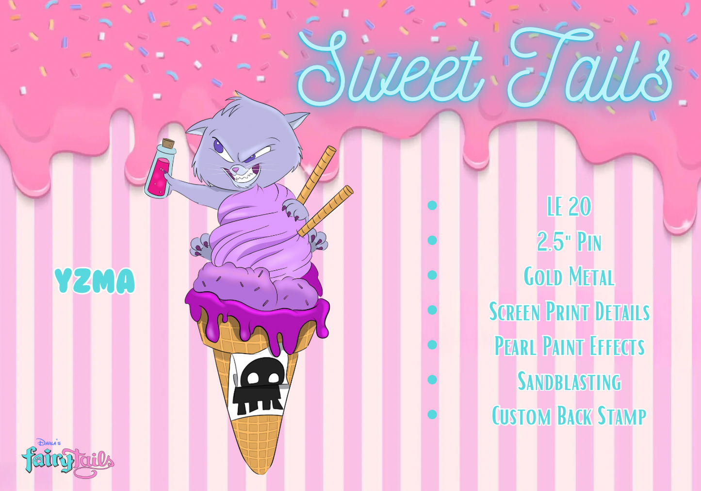 PRESALE - Sweet Tails Series 2 LE20 Magical Fantasy Pin