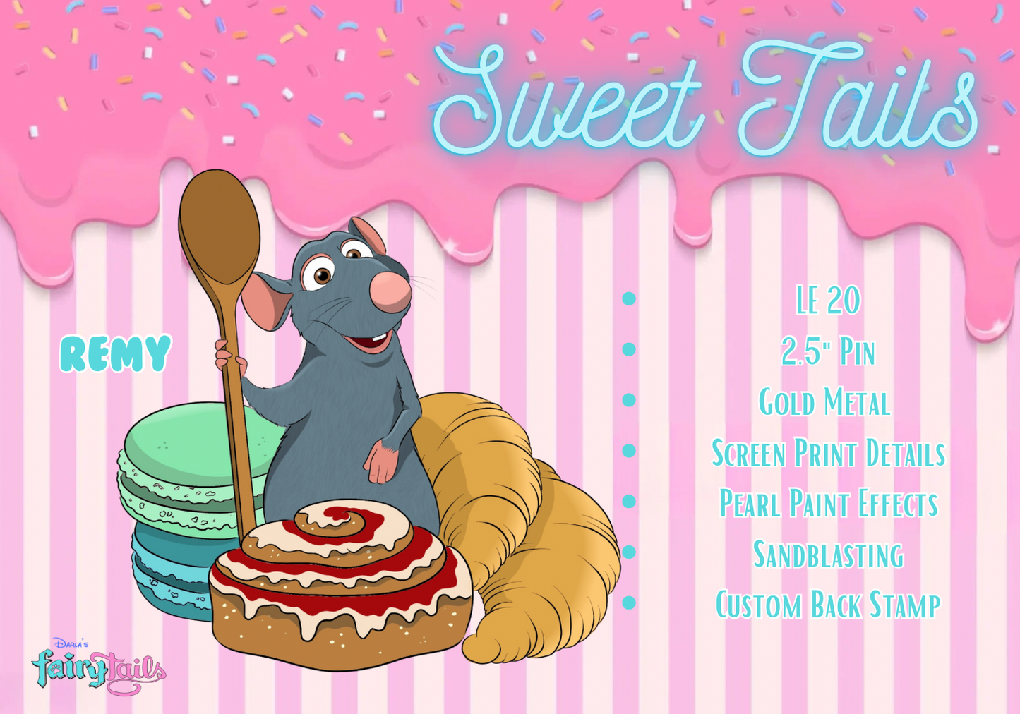 PRESALE - Sweet Tails Series 2 LE20 Magical Fantasy Pin