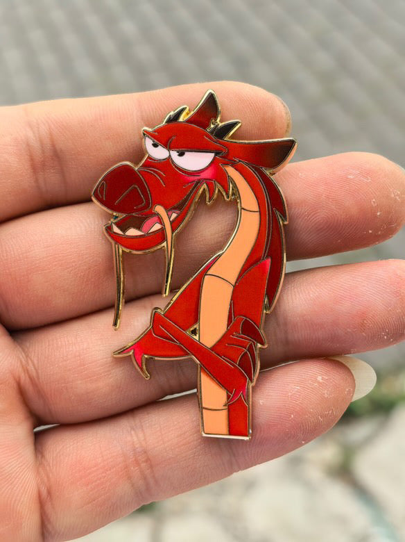 Wild Expressions Mushu Dragon Fantasy Pin