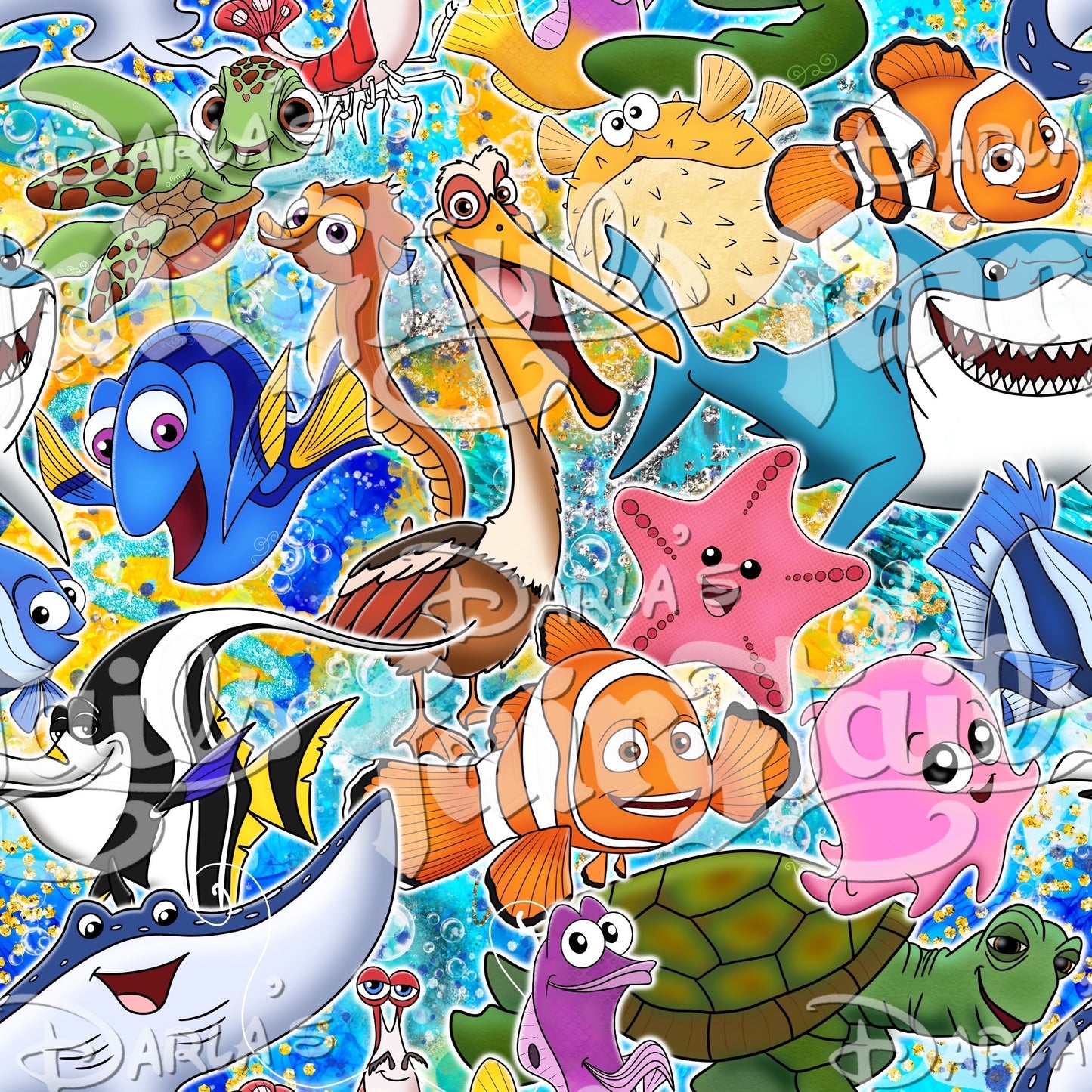 Disney Nemo Sea Fleece Blanket