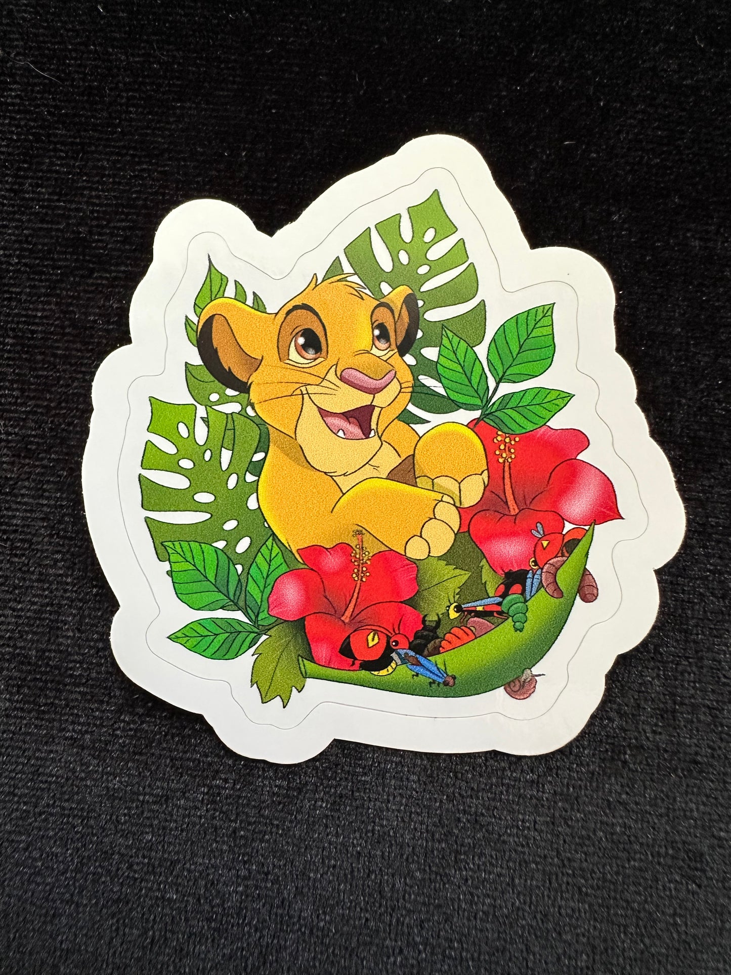 Simba floral Sticker