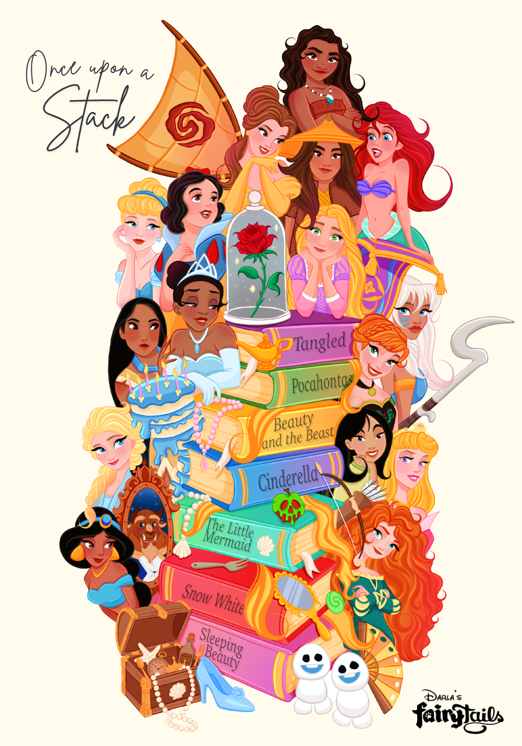 PRESALE - “Once Upon A Stack" Princess Edition Fantasy Pin