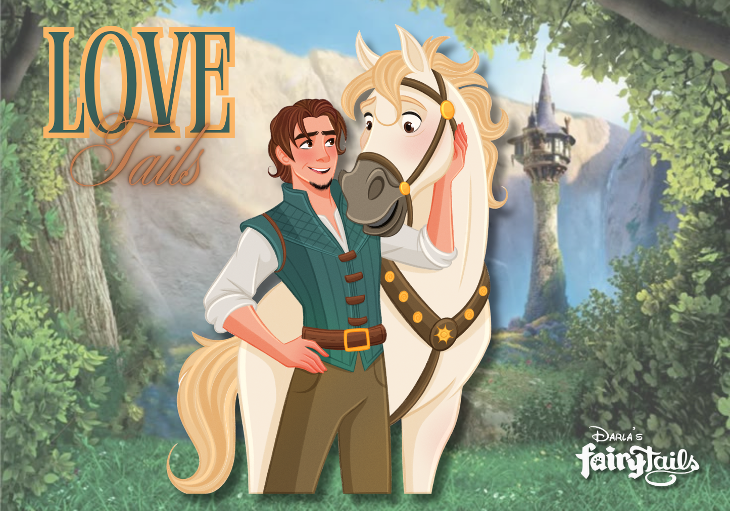 PRESALE - "Love Tails" Flynn & Maximus Fantasy Pin